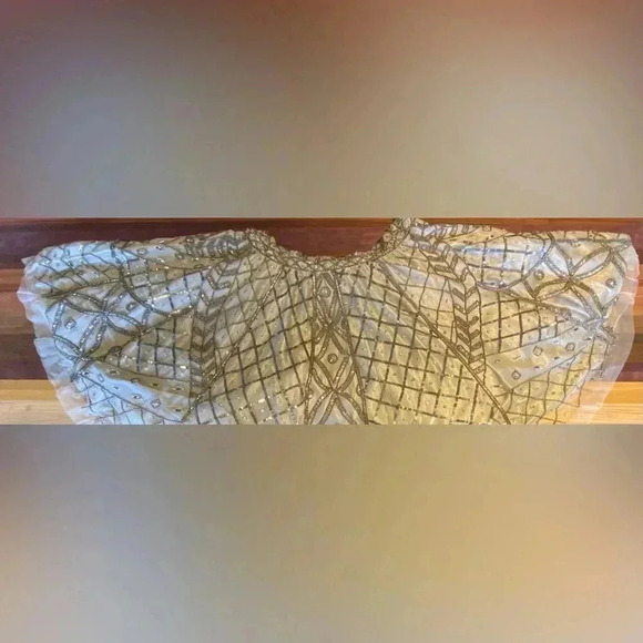 Lotus Threads Silver Beaded Dress, new with tags, size 12 - Picture 15 of 15